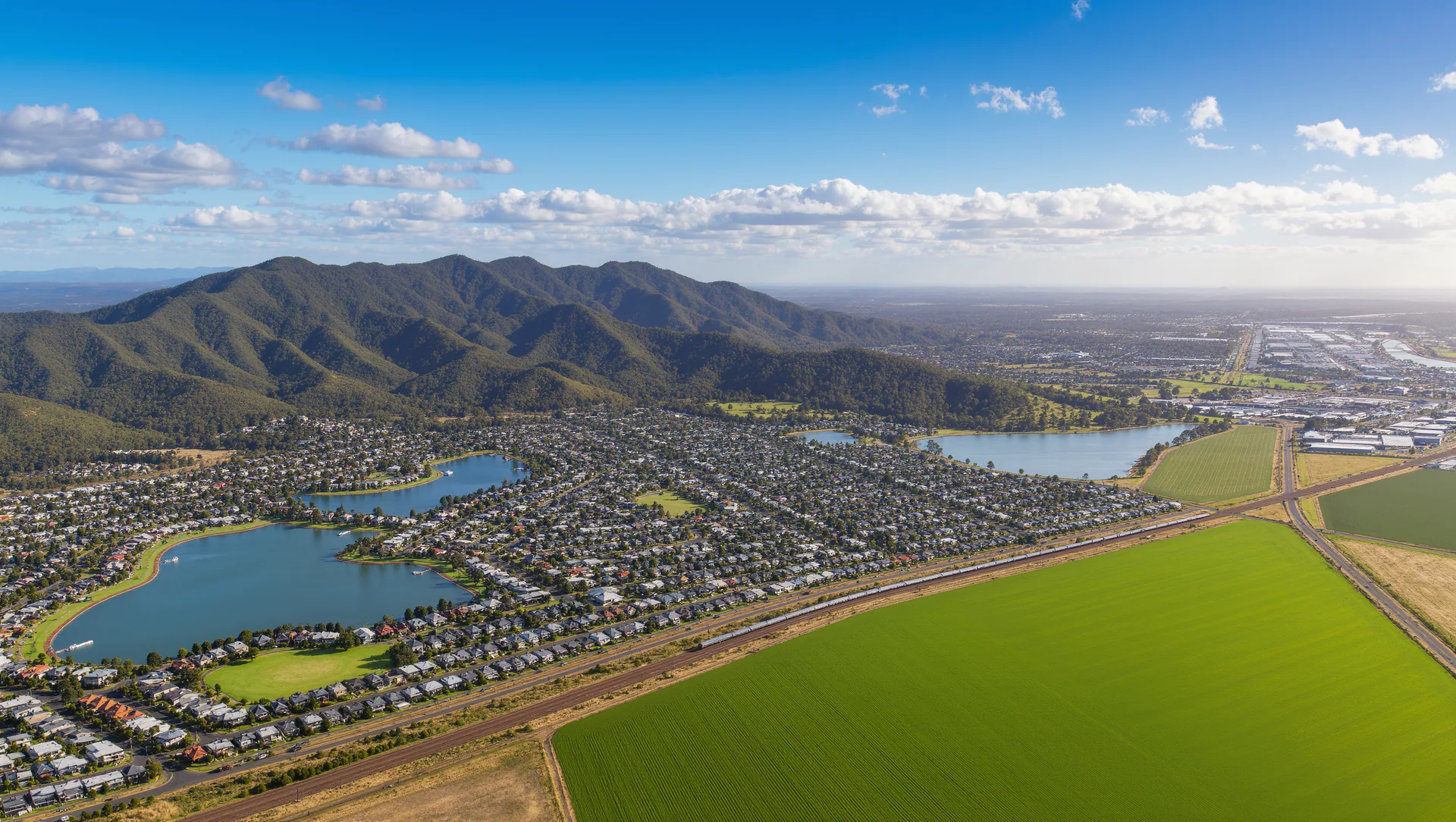 Aerial impression of the Pakenham region
